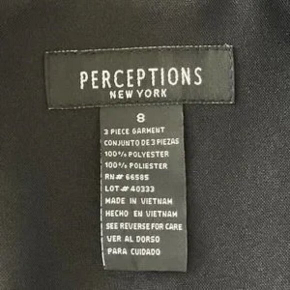 PERCEPTIONS | JACKET SIZE 8 TEAL BLUE - Picture 3 of 4